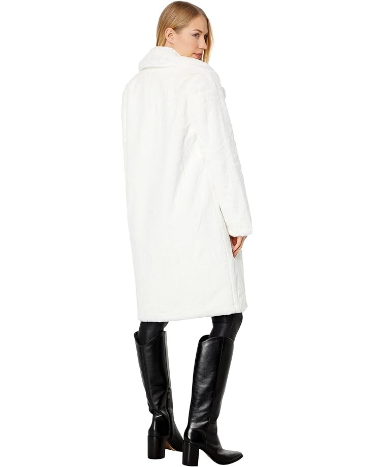 

Куртка NVLT Short Pile Faux Fur Star Print Jacket, слоновая кость