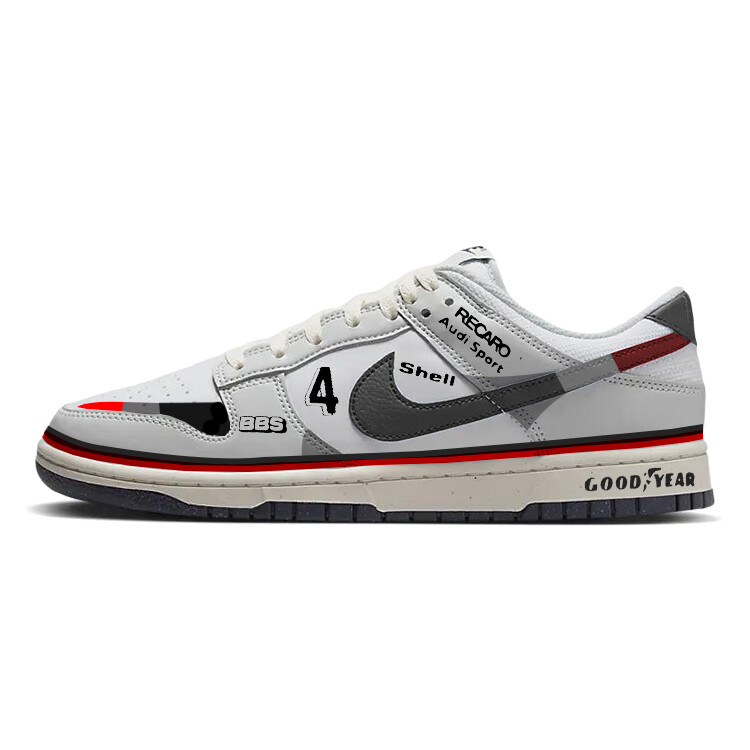 

Кроссовки Nike Dunk Skateboard Shoes Men Low-Top White, синий