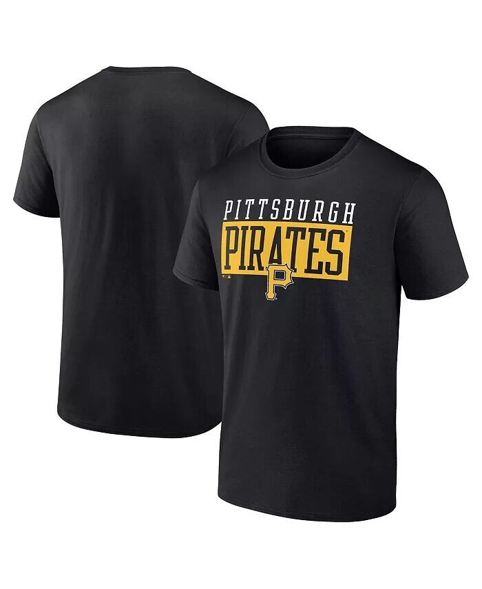 

Мужская черная футболка Pittsburgh Pirates Hard To Beat Fanatics, черный