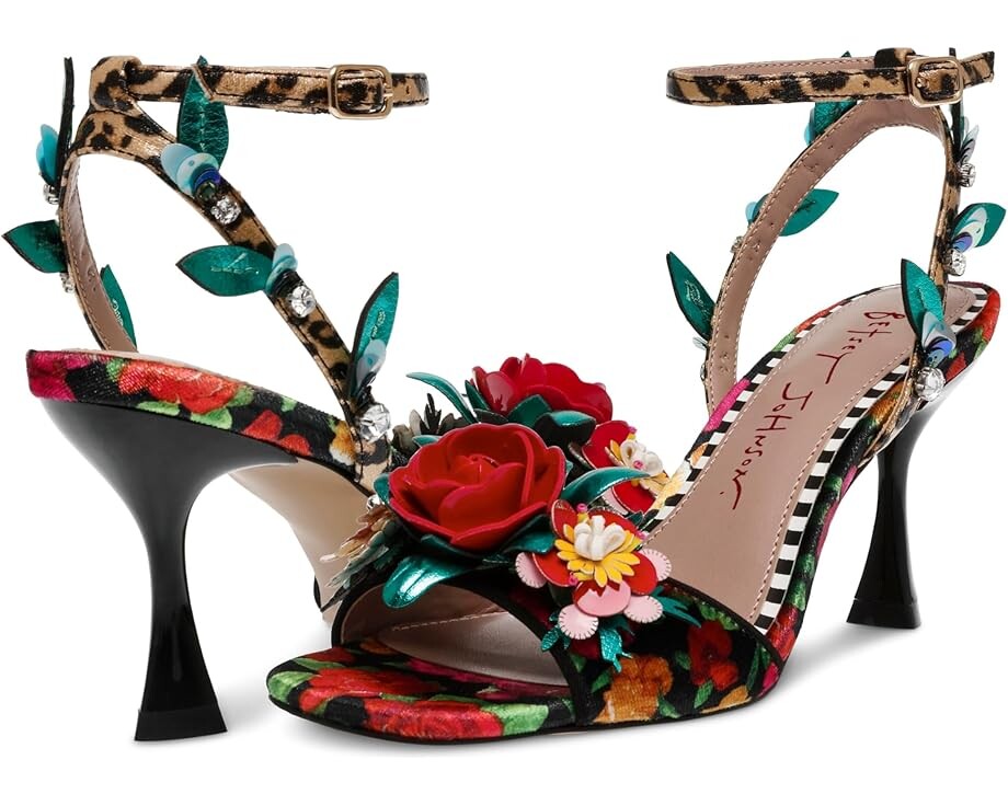 

Туфли Blue by Betsey Johnson Karra, цвет Black Rose Multi