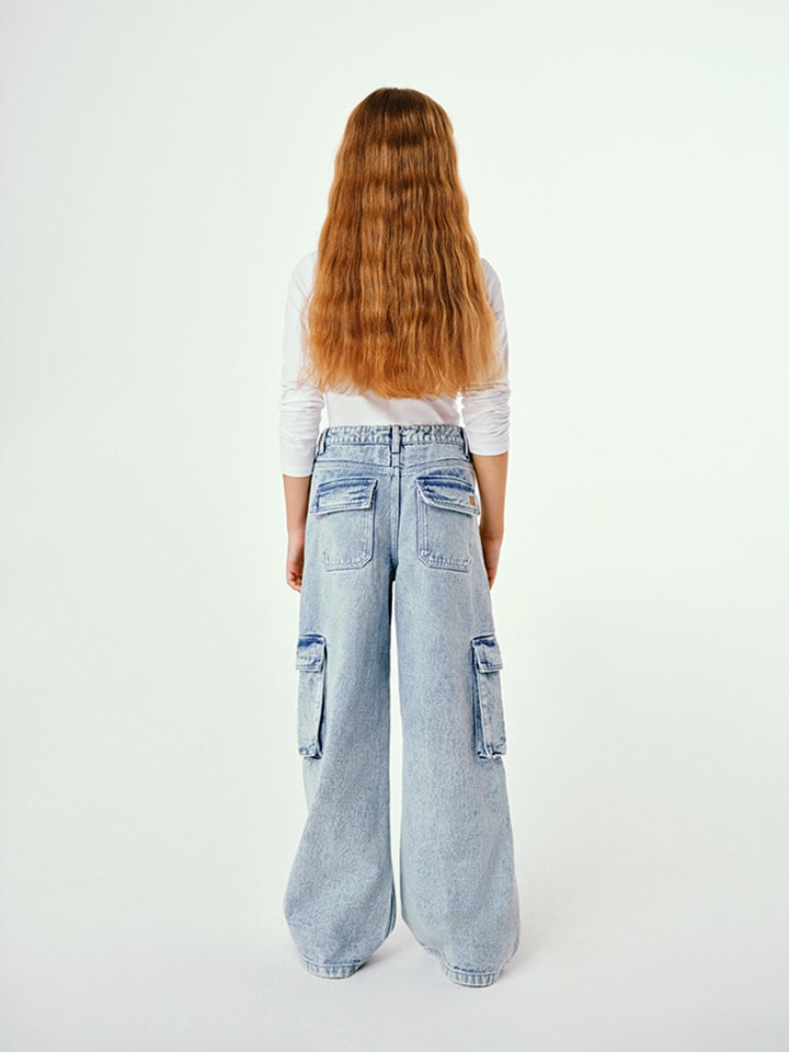 

Джинсы карго, комфортный крой, светло-голубого цвета COOL CLUB