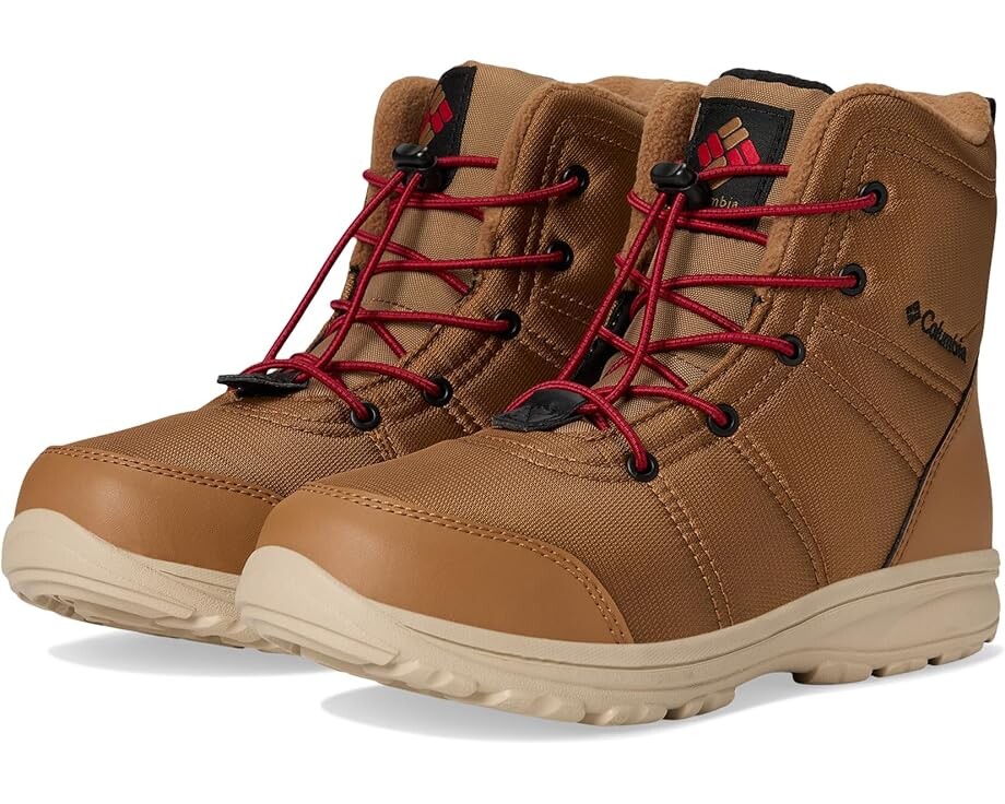 

Ботинки Columbia Kids Fairbanks Omni-Heat, цвет Elk/Mountain Red