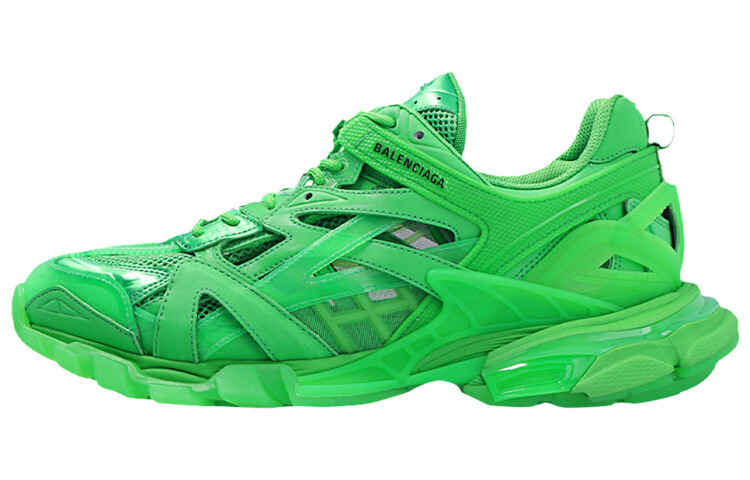 

Кроссовки мужские Balenciaga Track 2.0 Clear Sole Fluo, зеленый