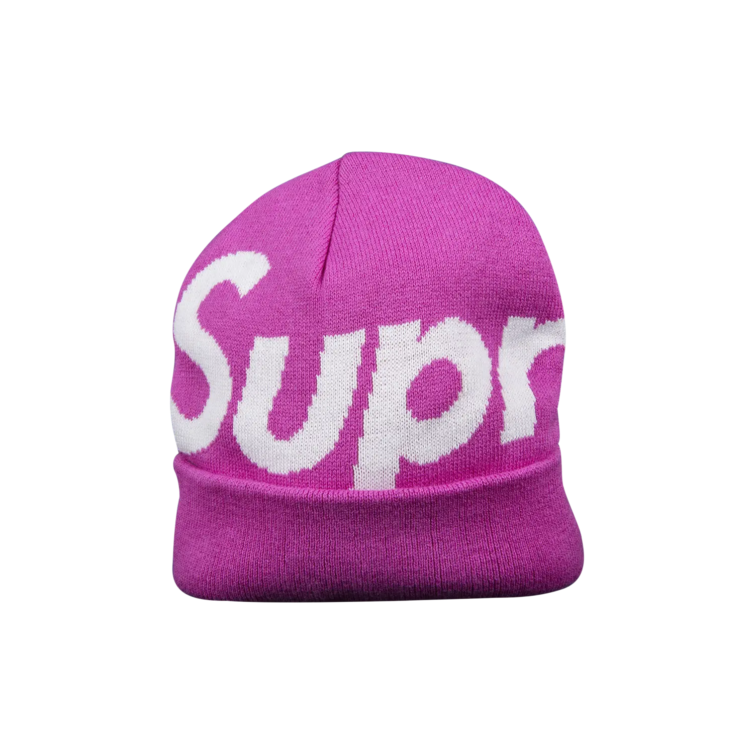 

Шапка-бини Supreme с большим логотипом, пурпурного цвета