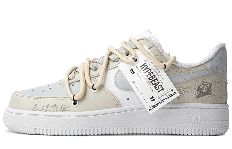 

Кроссовки Nike Air Force 1 Skateboarding Shoes Women's Low-top Milk Coffee/ash, цвет Milk coffee ash