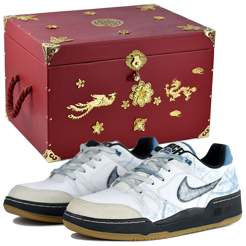 

Nike Полноразмерные лоу-топ скейтборд кроссовки мужские сине-белые - сине-белые в подарочной коробке премиум-класса 3, цвет White Blue-High-End Gift Box 3