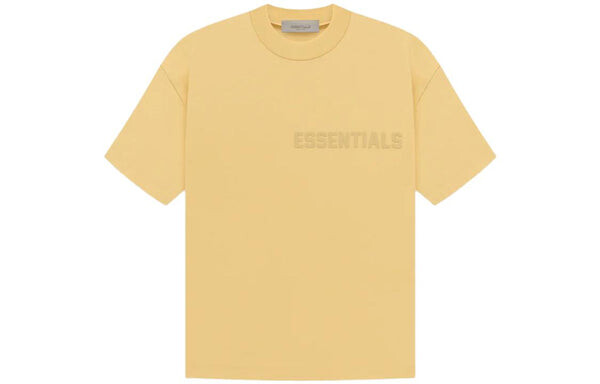 Футболка drop2 ss23 ls ss tee 'sand' Fear Of God Essentials, желтый — фото 2