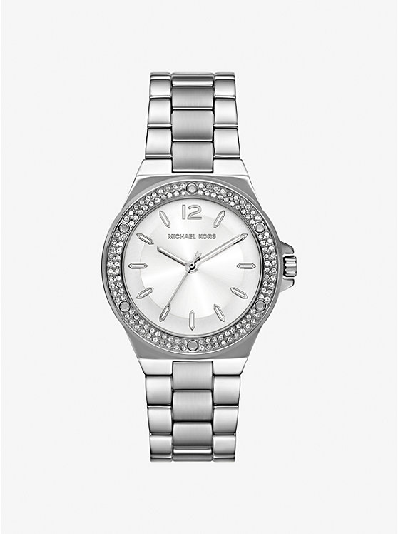 

Часы Lennox pavé серебристого тона Michael Kors, серебряный