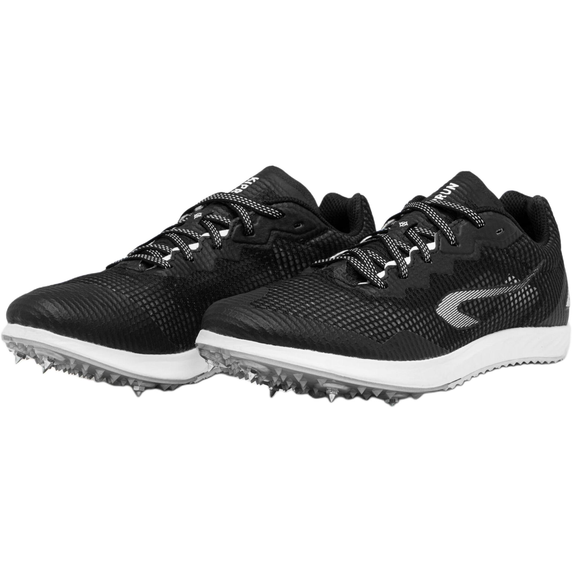 Противоскользящие износостойкие низкие детские кроссовки Black White для подростков DECATHLON, Smokey черный/светло-Jade Stone Color — фото 3