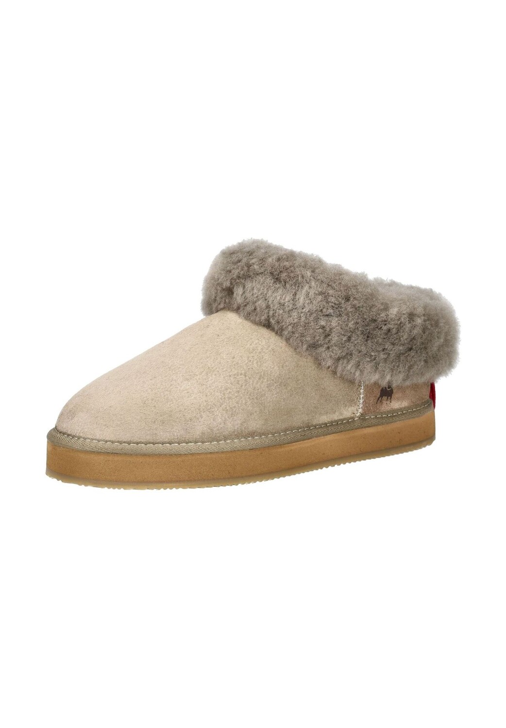 Замшевые тапочки Shepherd's, цвет Stone
