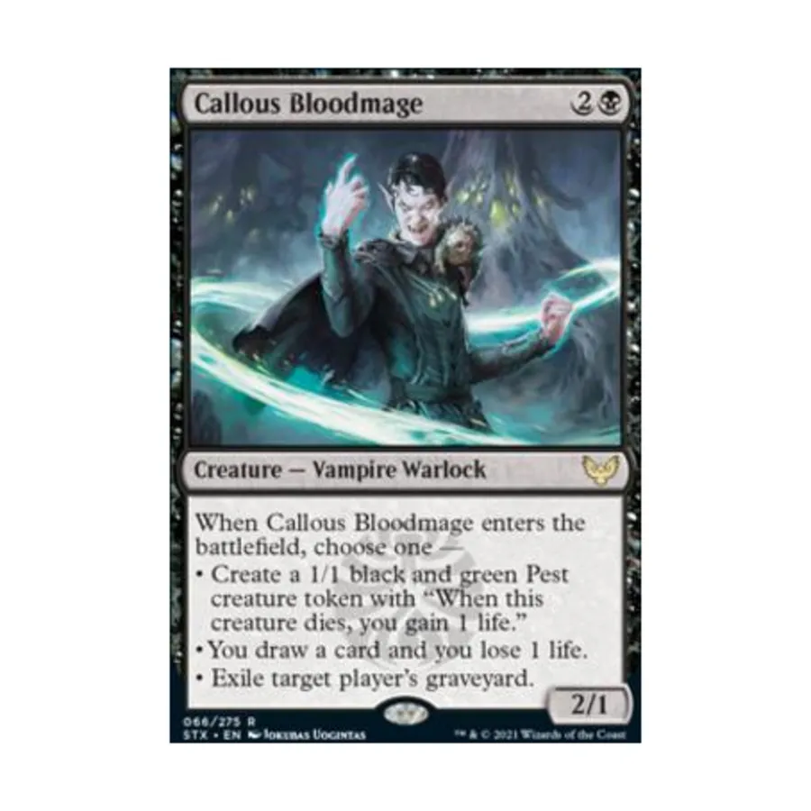 

CCG Бессердечный маг крови (клавиша R), MTG - Strixhaven - School of Mages
