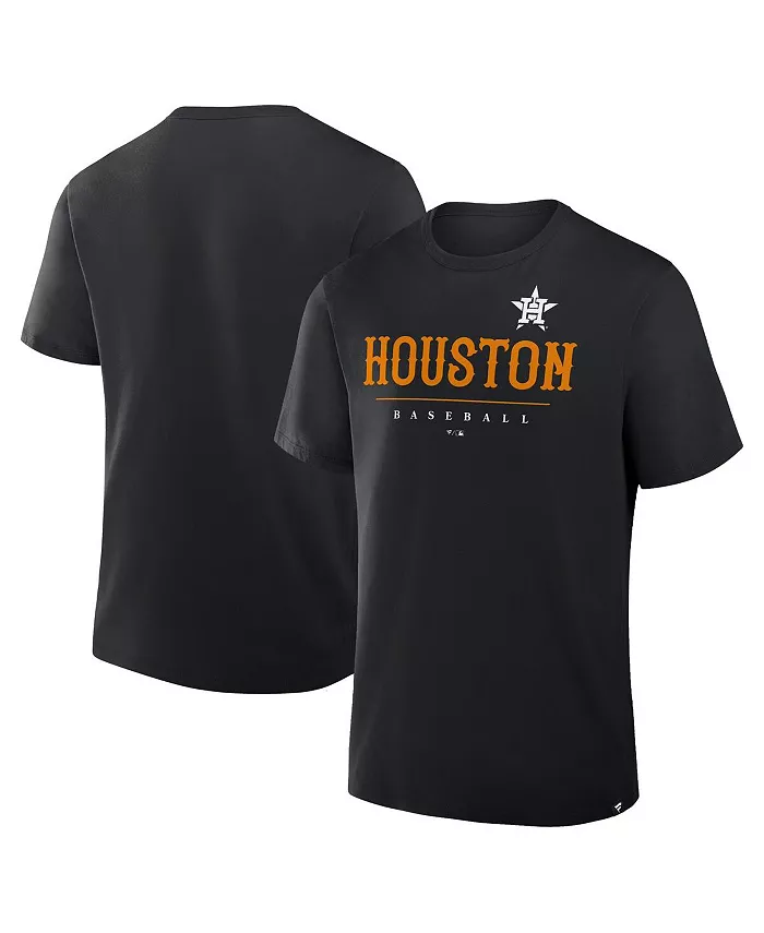 

Мужская футболка Houston Astros Color Pop Legacy Clubhouse черного цвета Fanatics