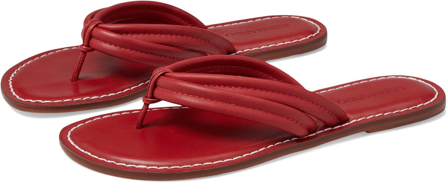 Шлепанцы Miami Sandal Bernardo, цвет Red Antique Calf