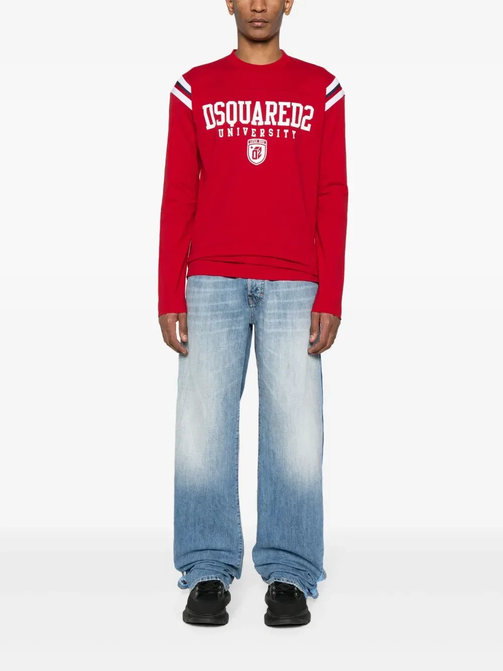 Футболка Varsity с логотипом Dsquared2, красный — фото 2
