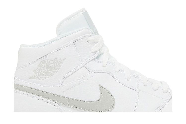 Бутсы Air Jordan Jordan 1 Mid TD Cleat 'Grey Fog', белый — фото 3