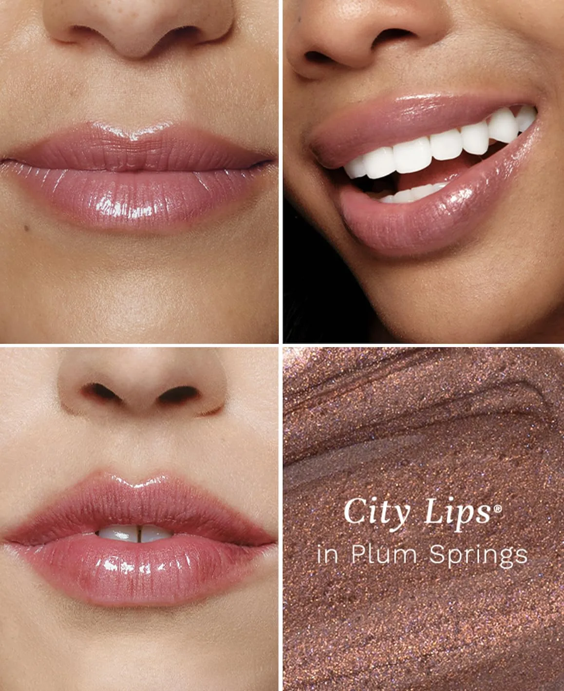 Блеск для губ City Beauty City Lips Plumping Lip Gloss - сияющий блеск для более полных и молодых губ | Увлажняющее и разглаживающее средство для губ с гиалуроновой кислотой, Plum Springs — фото 2