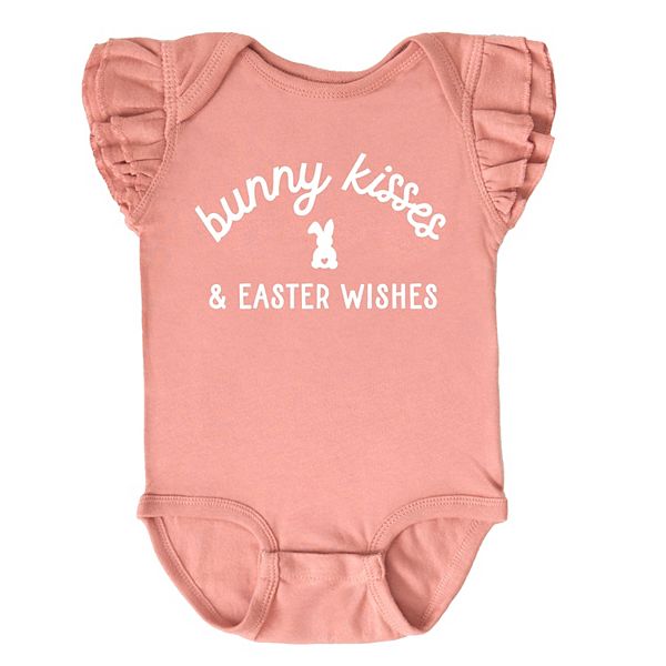 

Боди с рукавами-крылышками Bunny kisses easter wishes The Juniper Shop, Mauve