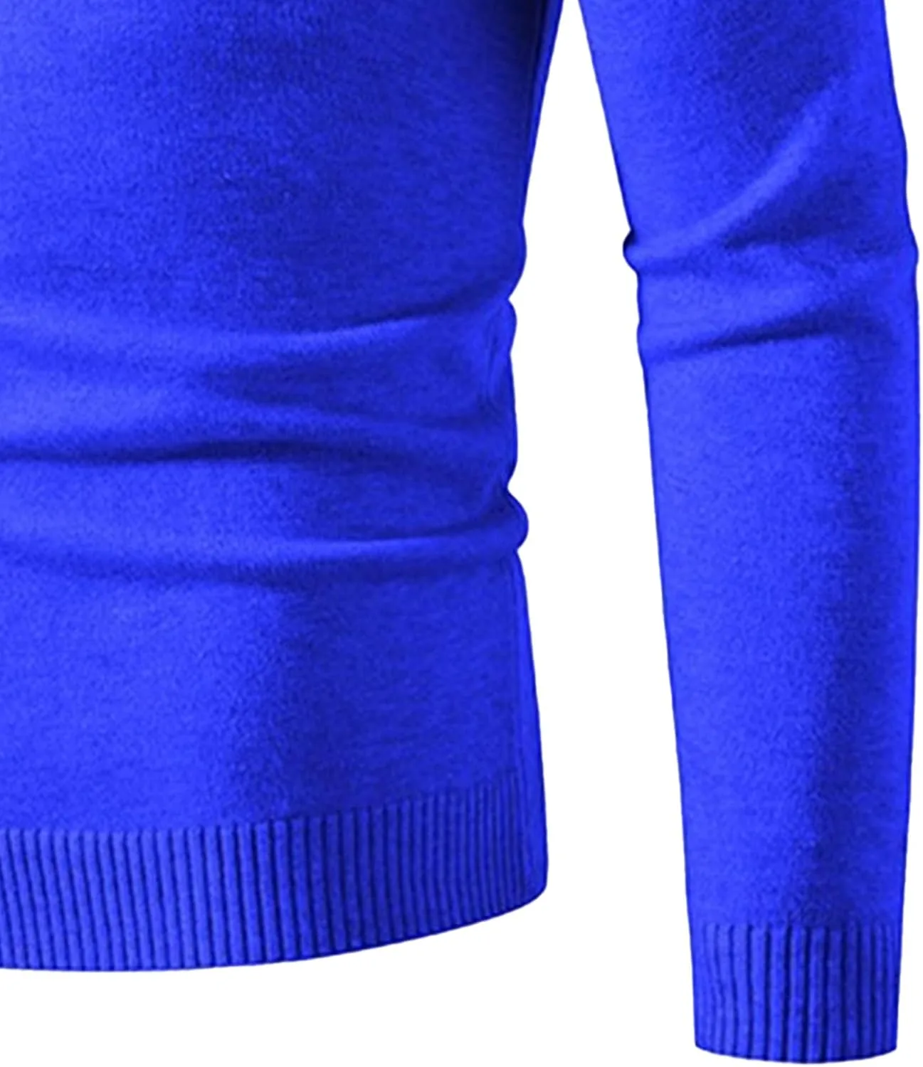 Мужской свитер Slim Fit с воротником-стойкой, легкий — фото 4