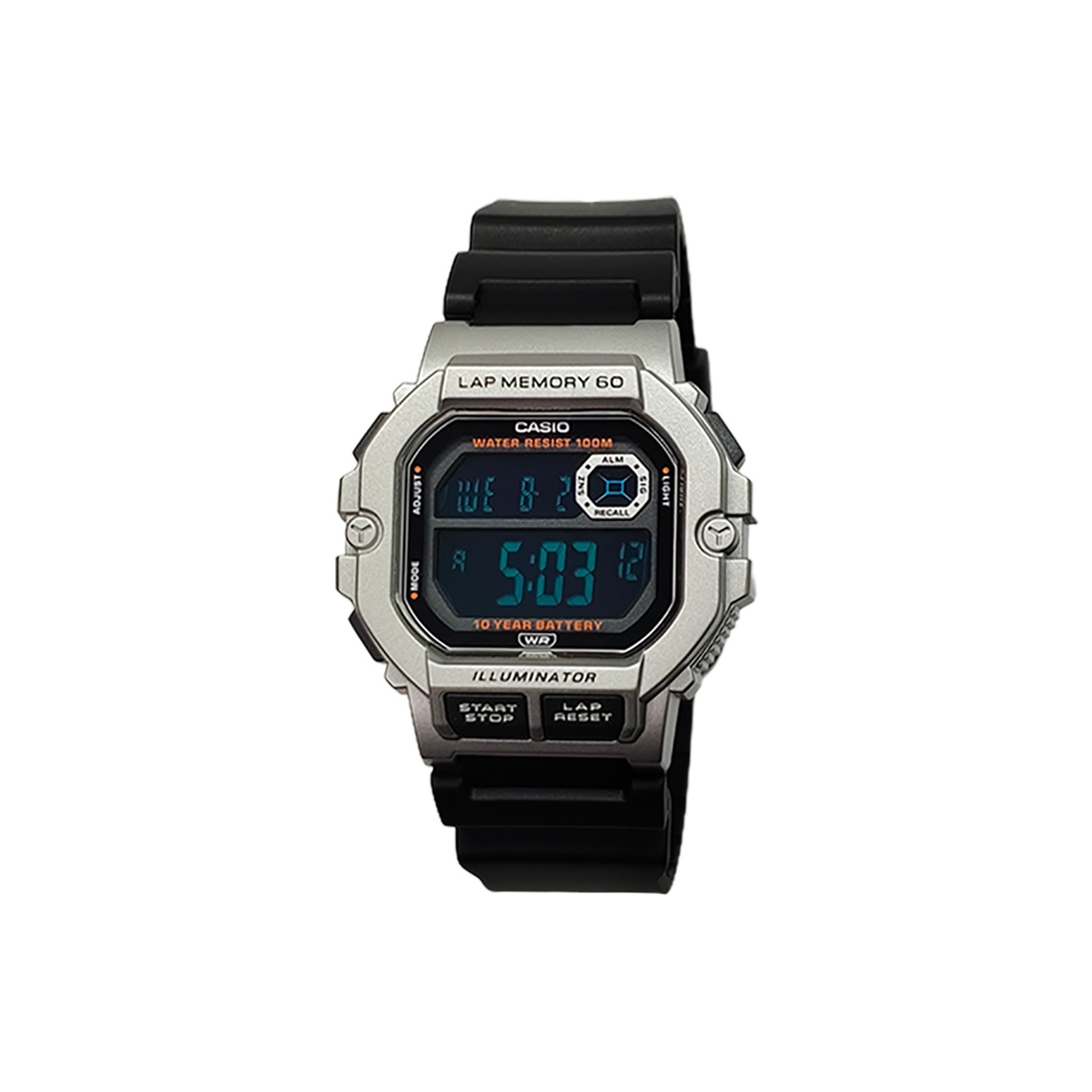 

CASIO Часы Retrofit Series Quartz Movement Resin Strap Watch Men's Watch Black Dial