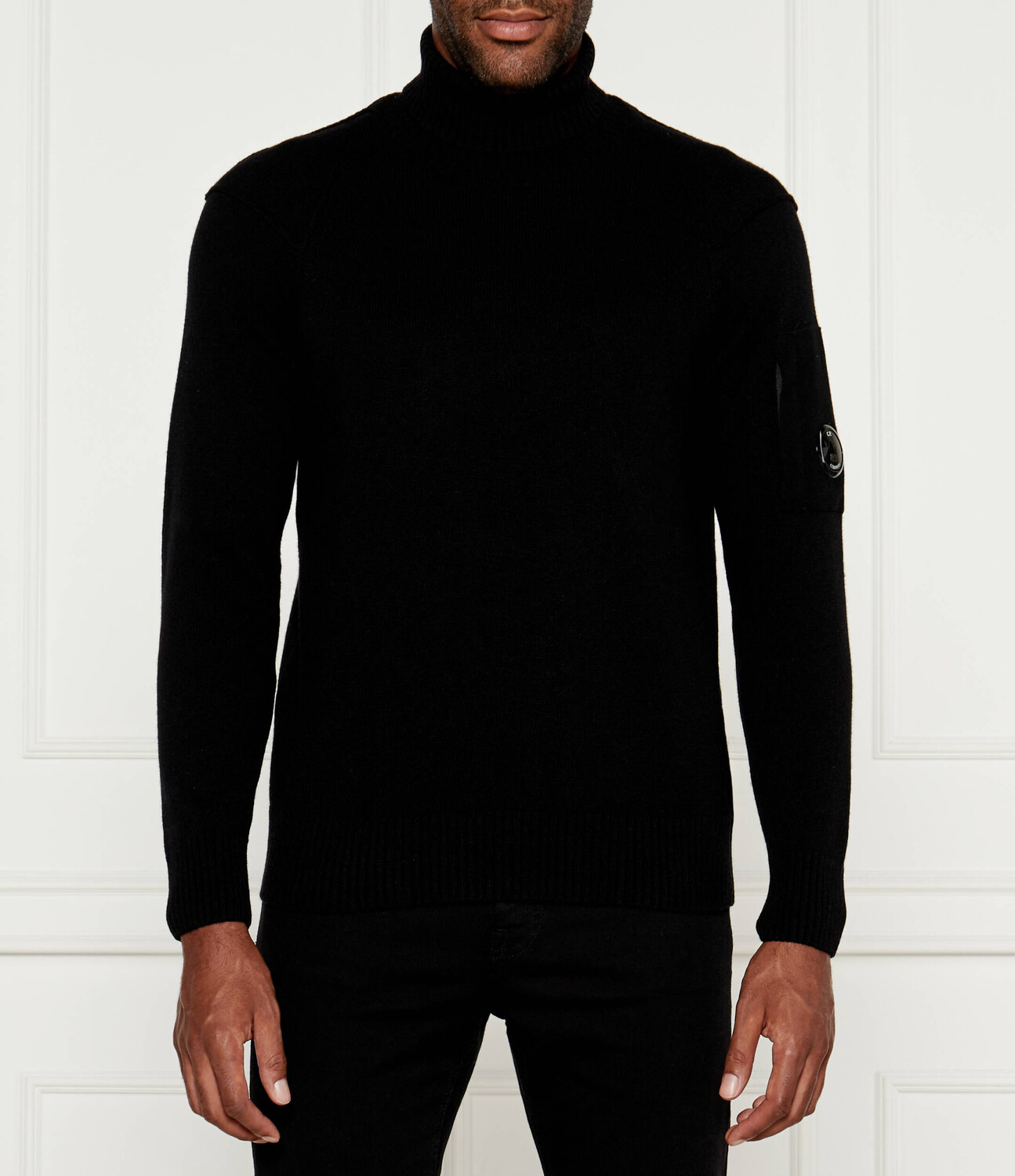 

Свитер из шерсти C.P. Company Regular Fit, черный