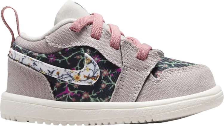 

Кроссовки Air Jordan 1 Low ALT SE TD 'Floral', фиолетовый