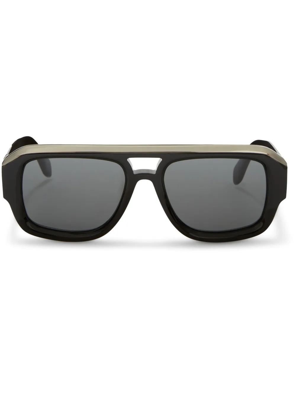 

Солнцезащитные очки Stockton в квадратной оправе Palm Angels Eyewear, черный