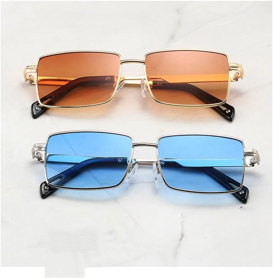 

Солнцезащитные очки с градиентной защитой UV400, металлический корпус, для женщин и мужчин, для занятий спортом на открытом воздухе, бега и езды UYPTK, Gold Brown