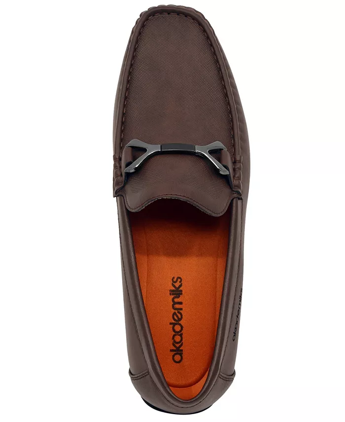 Мужские удобные лоферы Ogden Slip On Akademiks, коричневый — фото 4