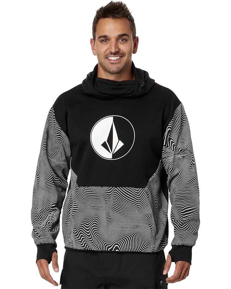 

Худи Volcom Snow Hydro Riding Hoodie, цвет Black Print