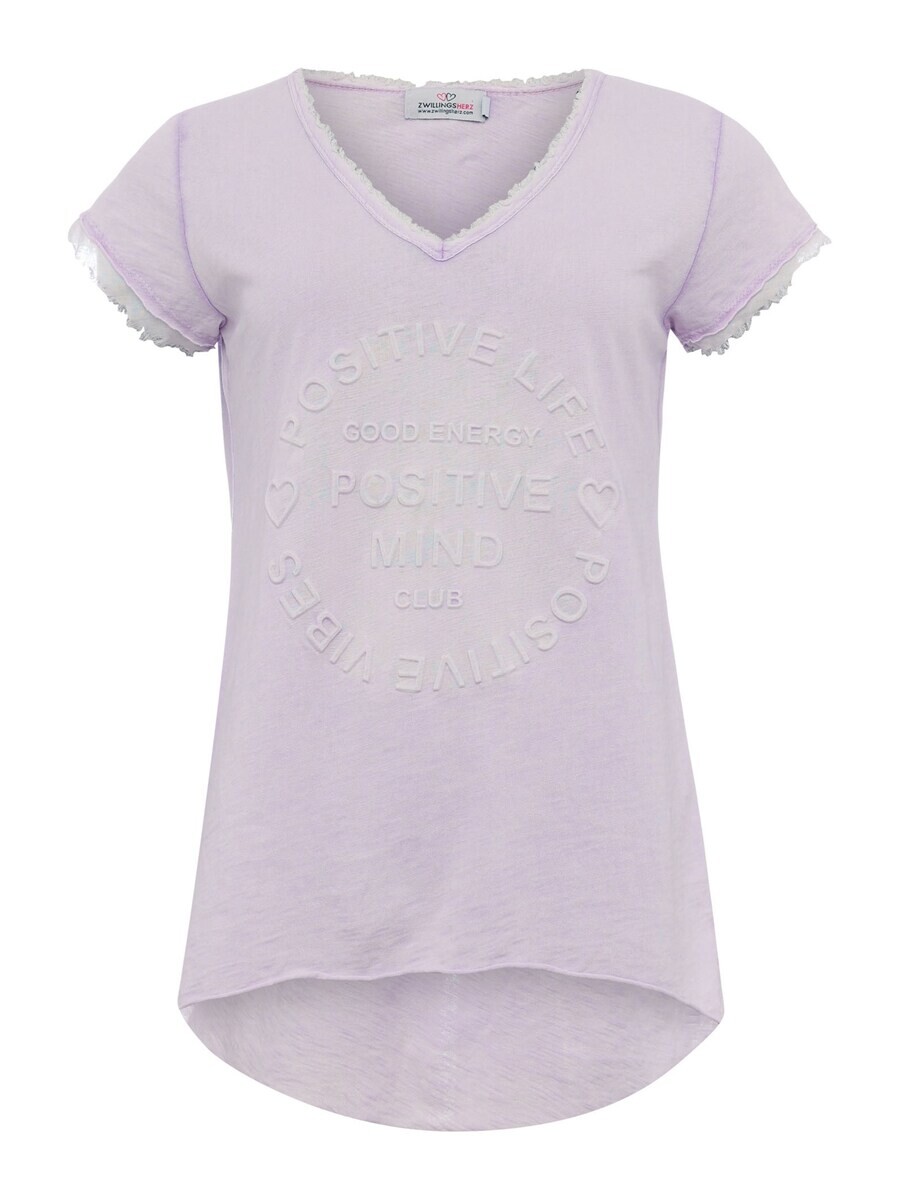 

Футболка Zwillingsherz Shirt Positive Mind, сиреневый