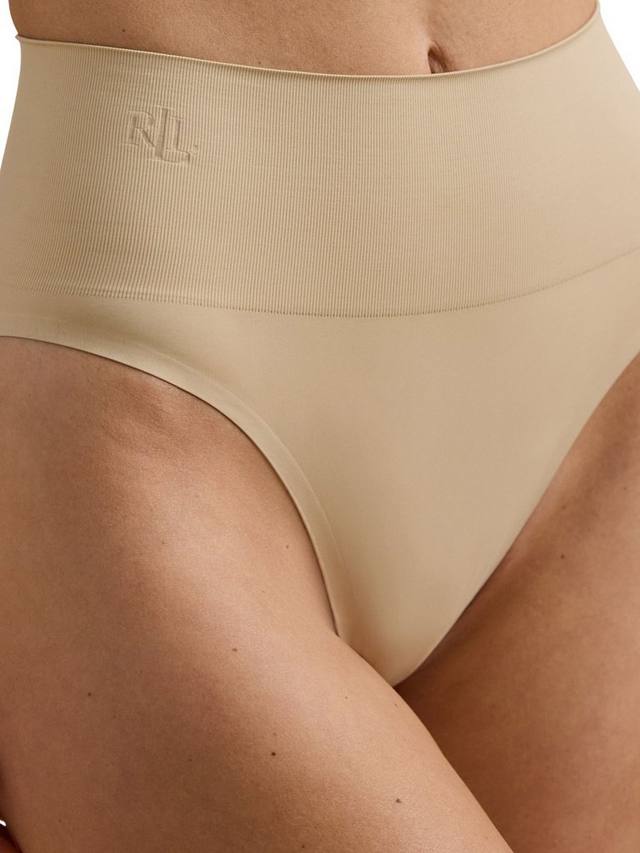 Беспалочные трусики Lauren Smoothing Seamless с высоким вырезом Ralph Lauren, Light Truffle — фото 4