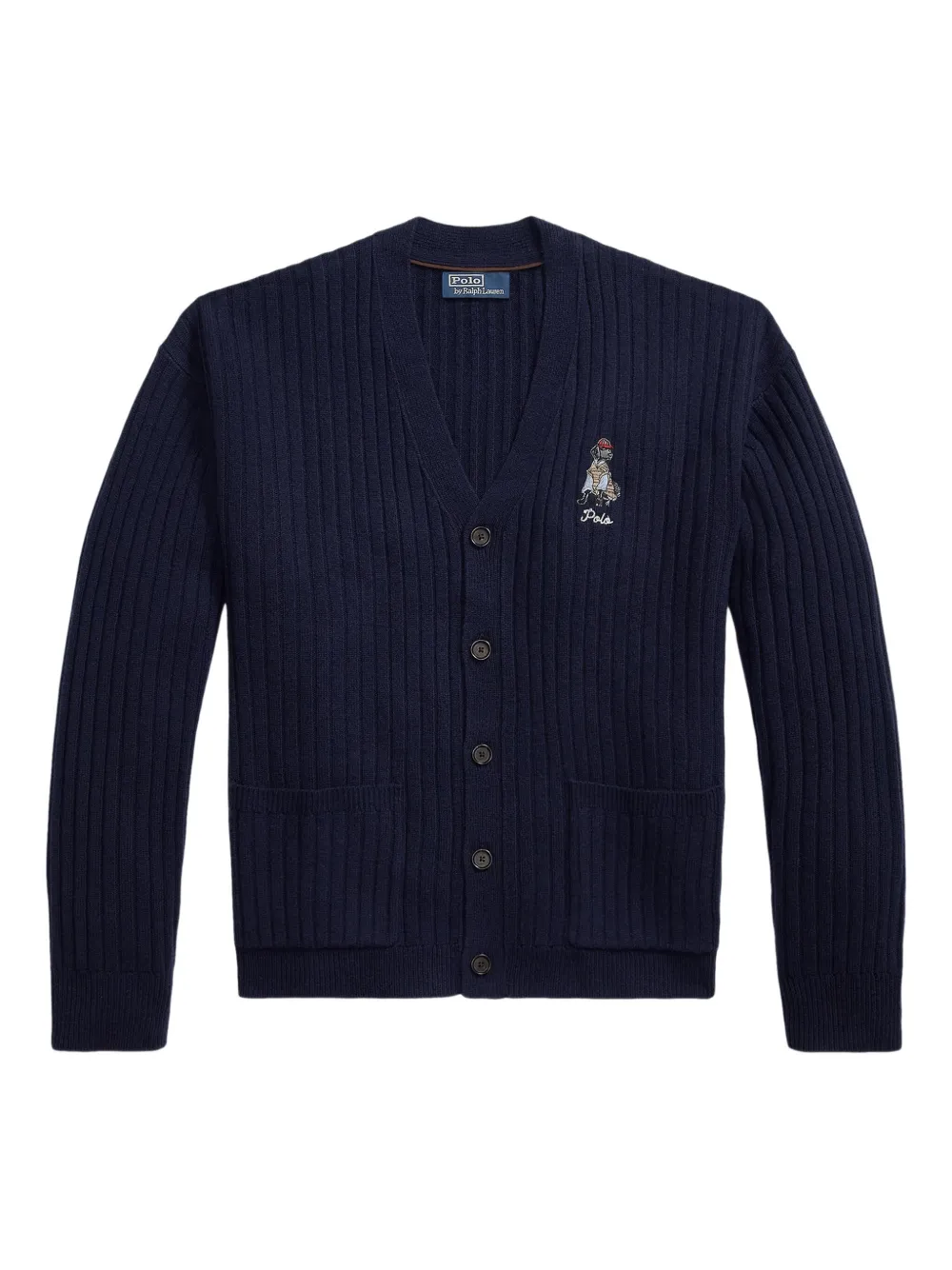 

Кардиган в рубчик POLO RALPH LAUREN, синий