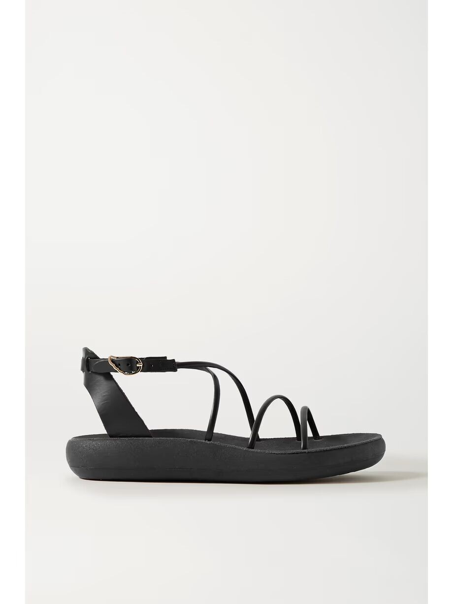 Кожаные сандалии Anastasia Ancient Greek Sandals, черный