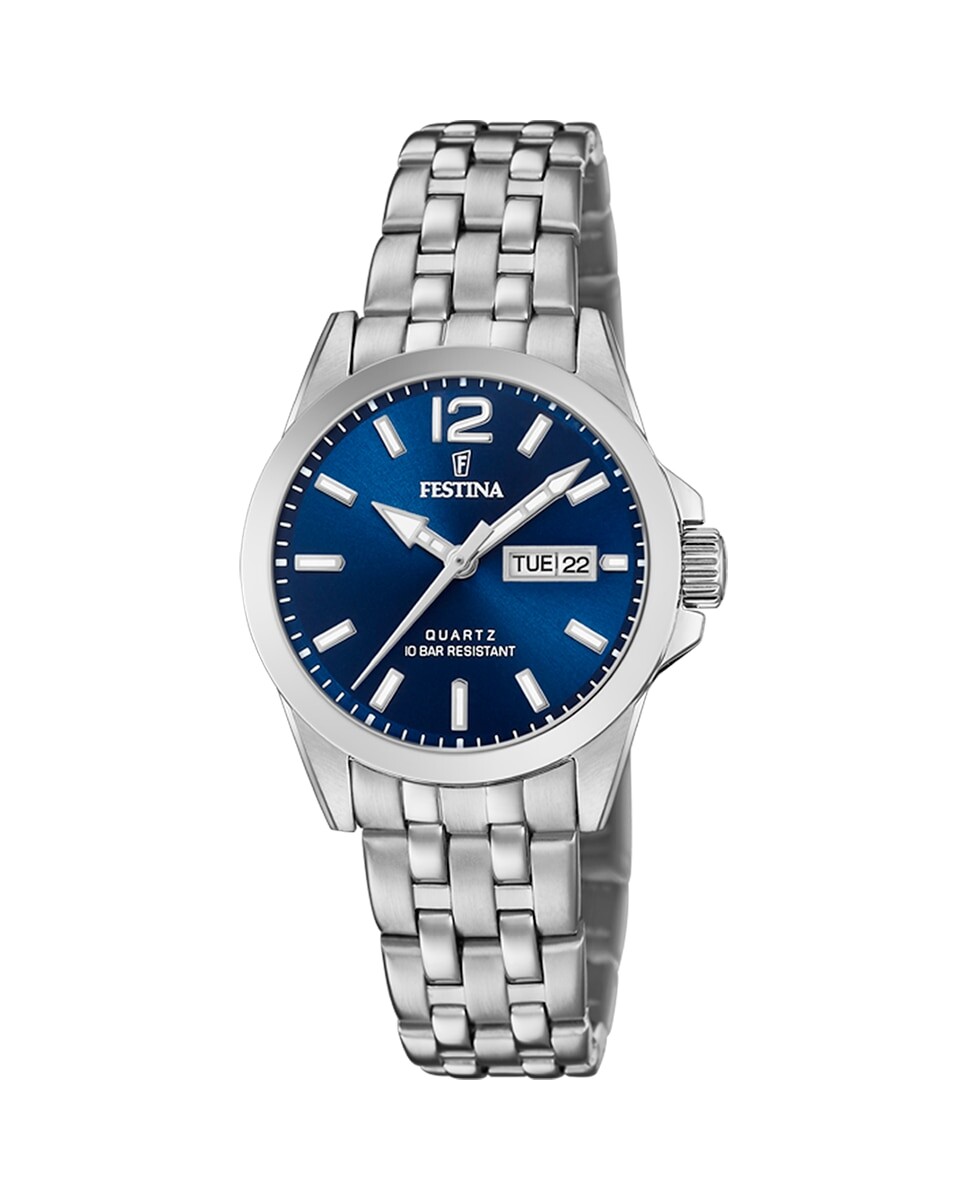 

Женские часы F20455/3 Acero Classico в серебристой стали Festina, серебро