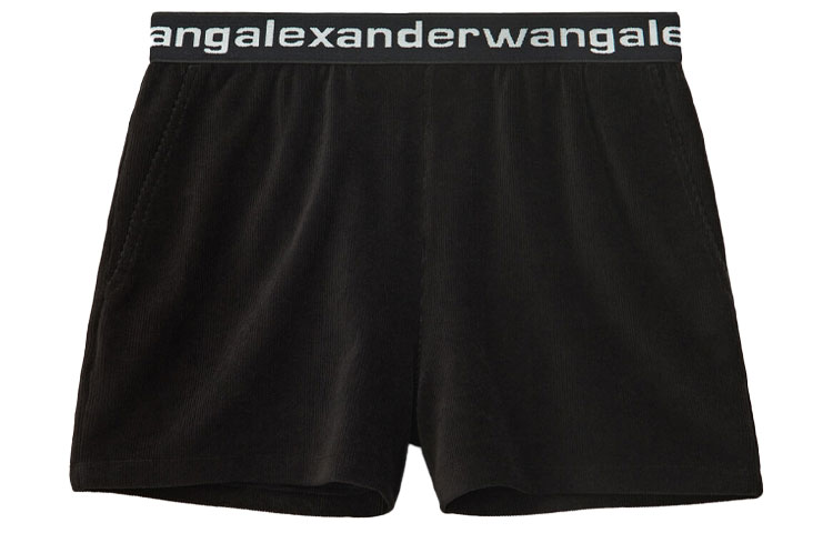 Alexander Wang Женские повседневные шорты черного цвета — фото 3