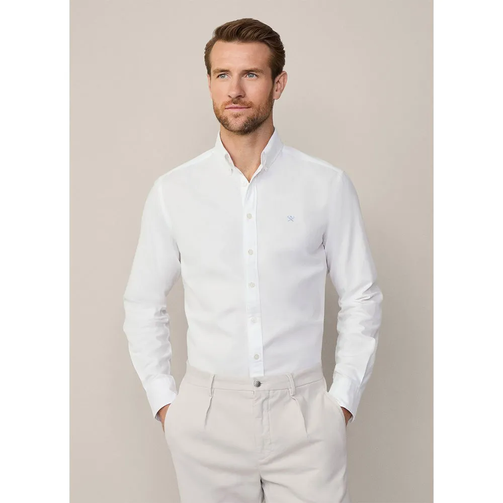 

Рубашка Hackett Dyed Oxford, белый