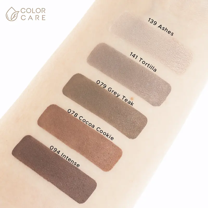 Матовые веганские тени для век - 141 тортилья Color Care Matte - Brown, 2 гр — фото 2