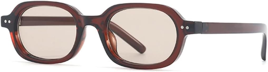 

Солнцезащитные очки с защитой UV400 | Овальные градиентные линзы в стиле панк | Для женщин и мужчин | Для занятий спортом на открытом воздухе и вождения DSVIGF, Brown-lightbrown