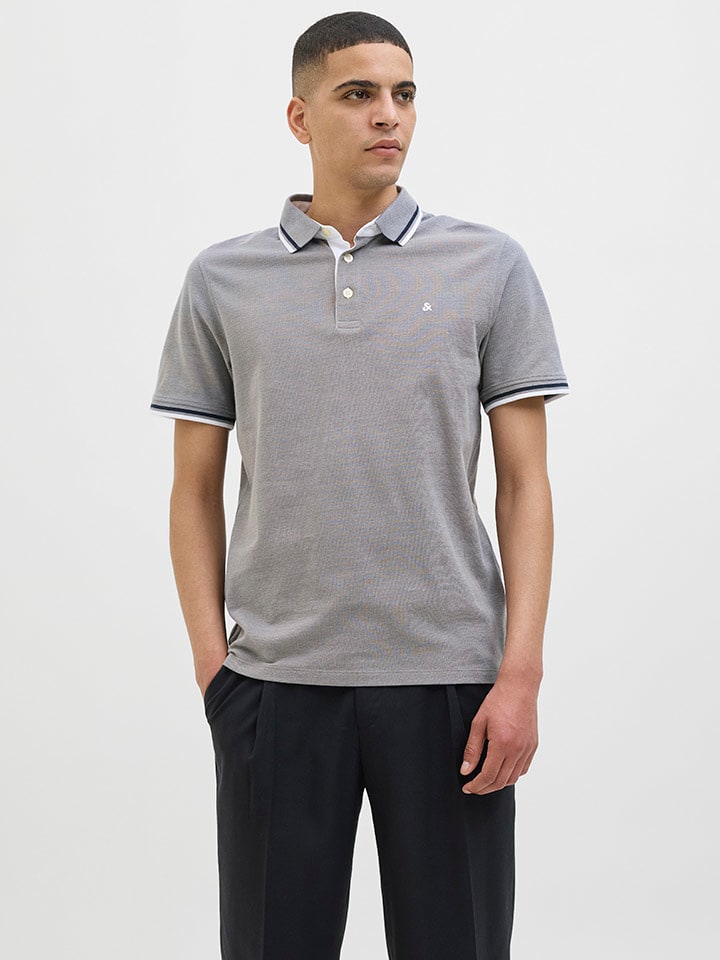 

Рубашка-поло Jack & Jones, серый