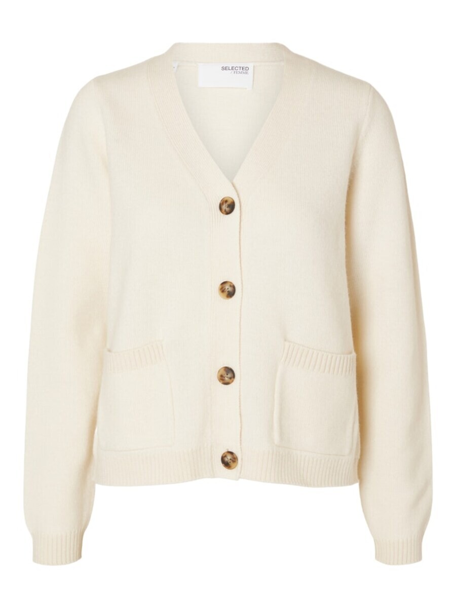 

Кардиган SELECTED FEMME Knit Cardigan SLFAna, светло-бежевый