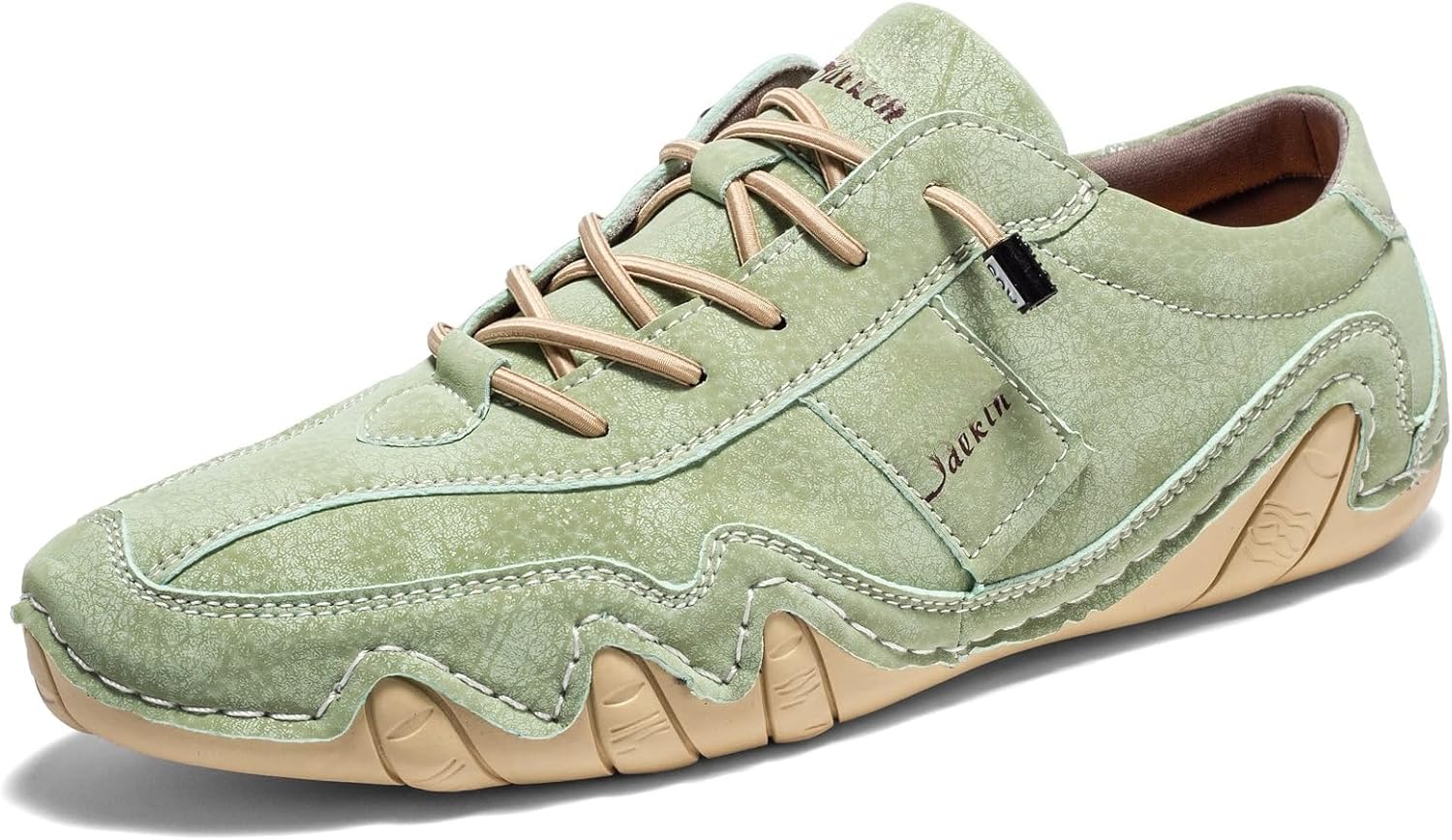 

Мужская обувь, мужские слипоны, комфортная и легкая прочная обувь с хорошим сцеплением, мужские туфли для вождения Hhhchpm, светло-зеленый