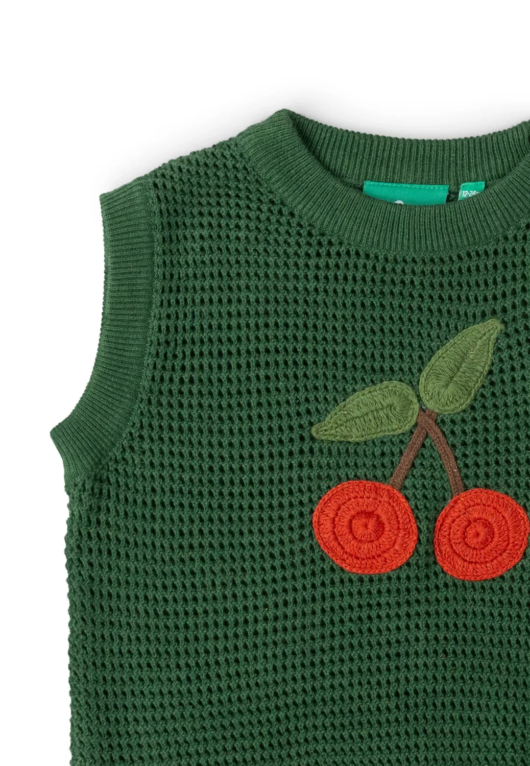 Свитер из органического хлопка Little Green Radicals, зеленый — фото 4