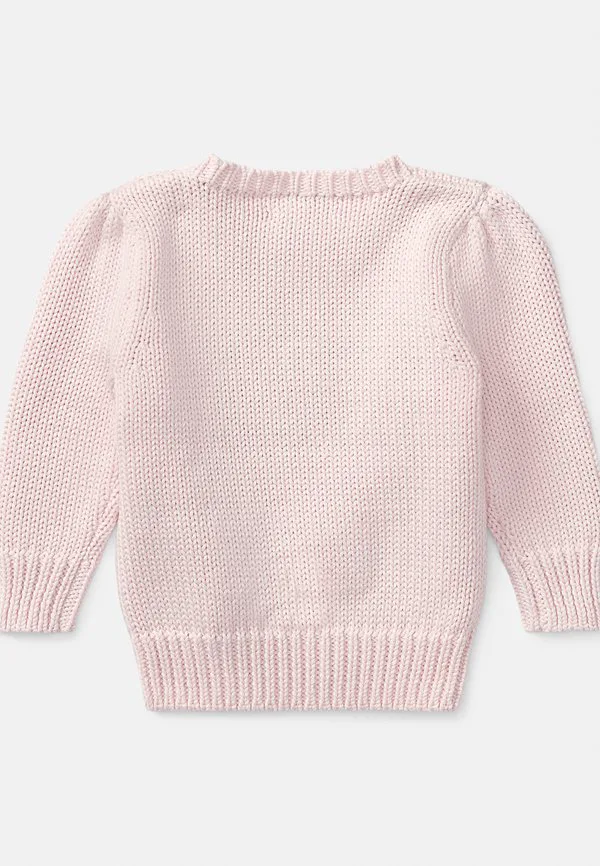 Хлопковый свитер с флагом, размер 02y. Polo Ralph Lauren, French Pink — фото 2