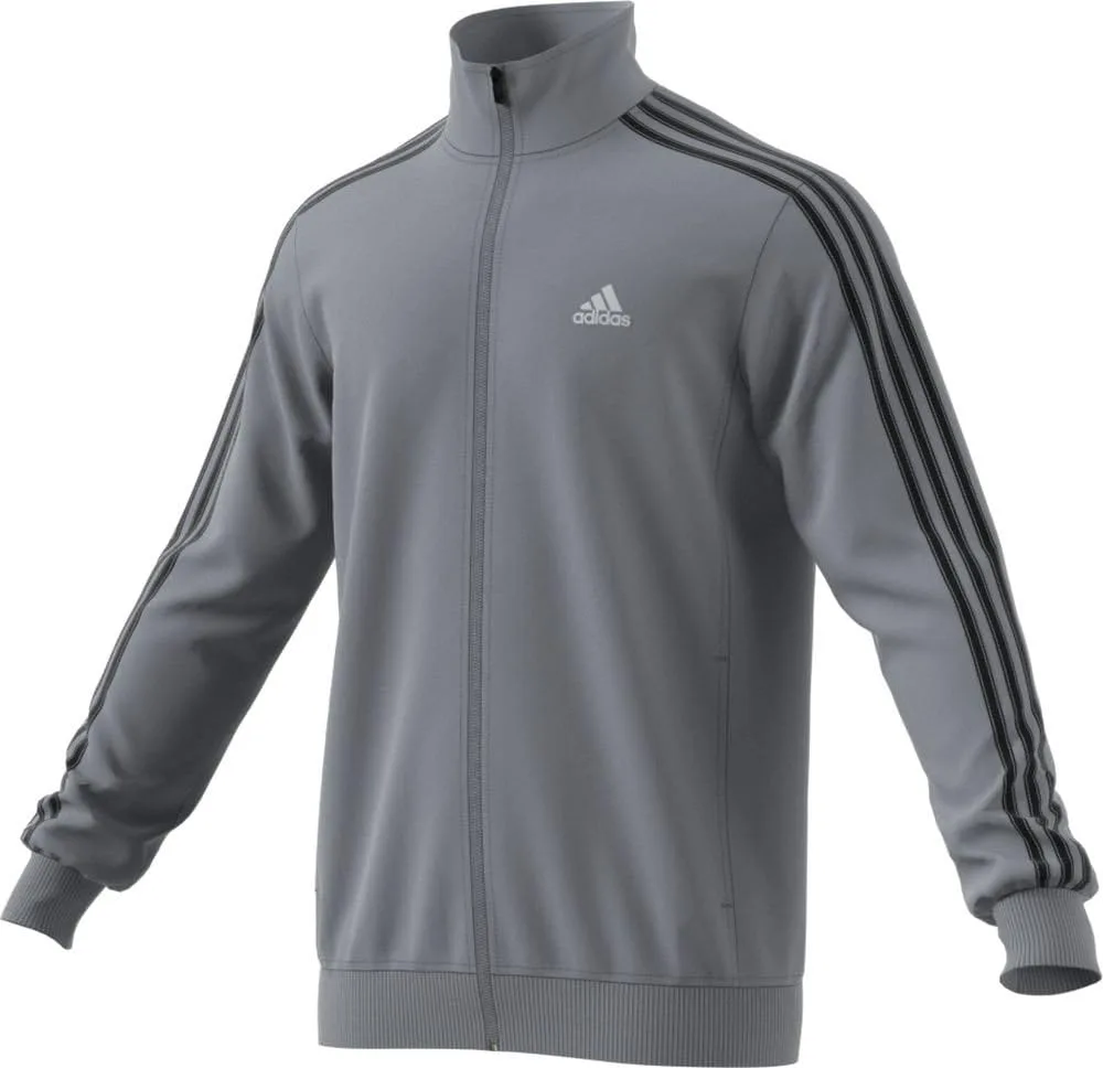 Толстовка Adidas Essential для мужчин (расширенные размеры), серый/черный