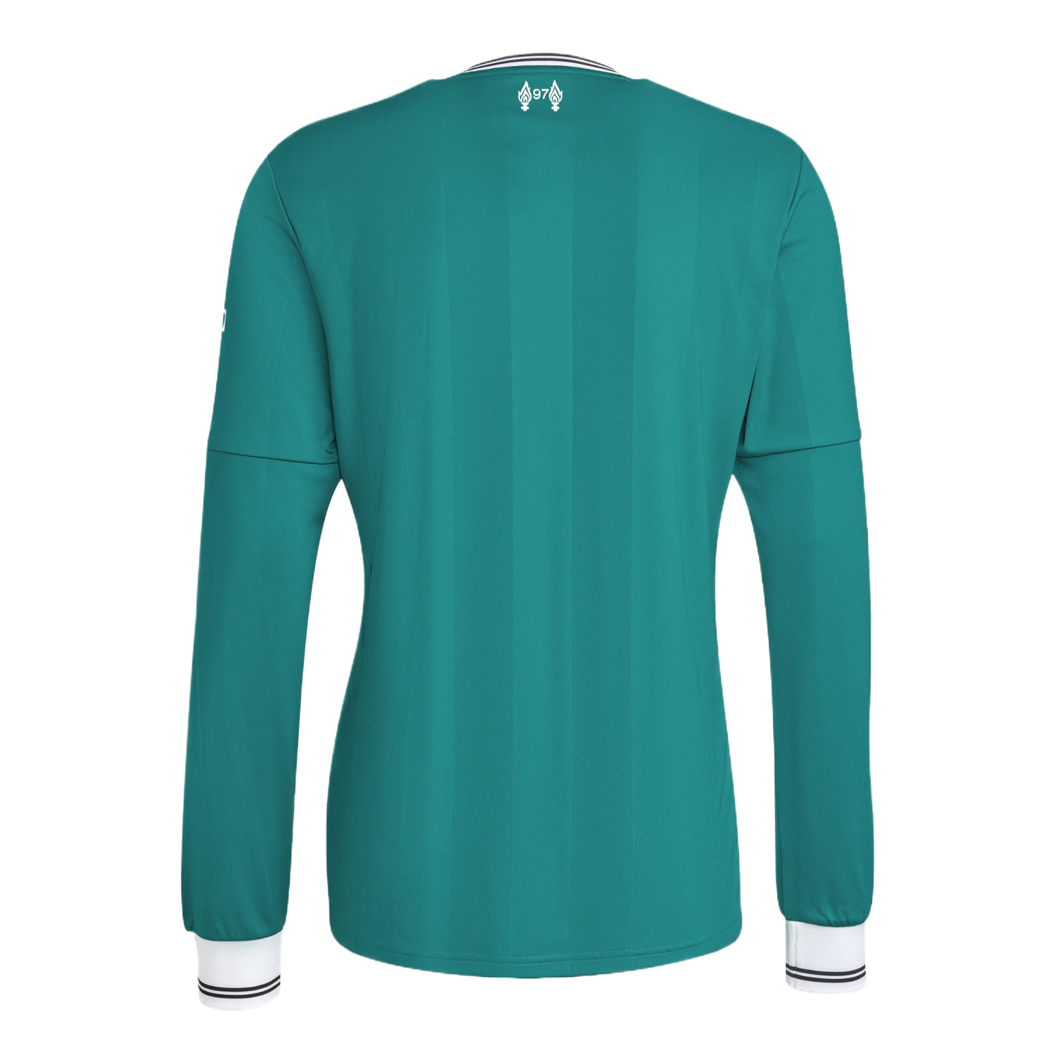 Футболка Liverpool FC 25/26 с длинными рукавами, третья форма Adidas Originals, зеленый — фото 3