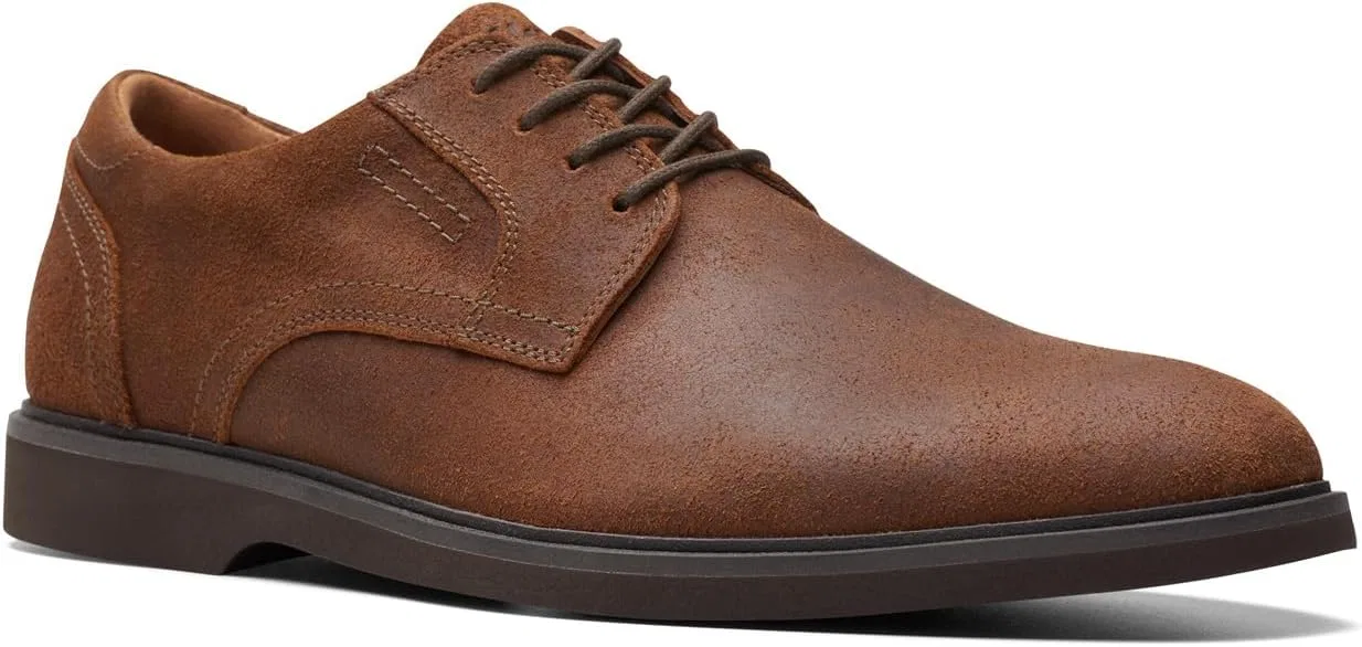 Женские кружевные оксфорды Clarks Malwood, Brown — фото 3