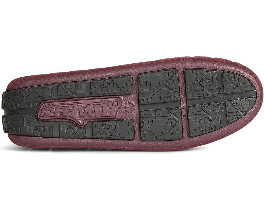 Лоферы Floafers Posh Driver Faux Suede, цвет Burgundy Vegan Suede — фото 3