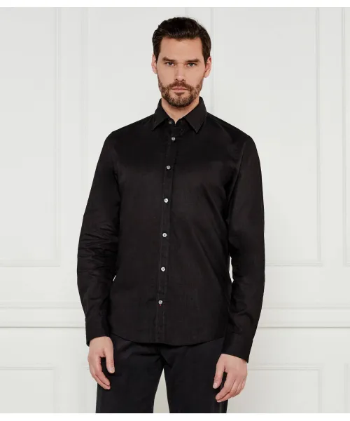 

Льняная рубашка Hanson Modern fit Joop! Jeans, черный
