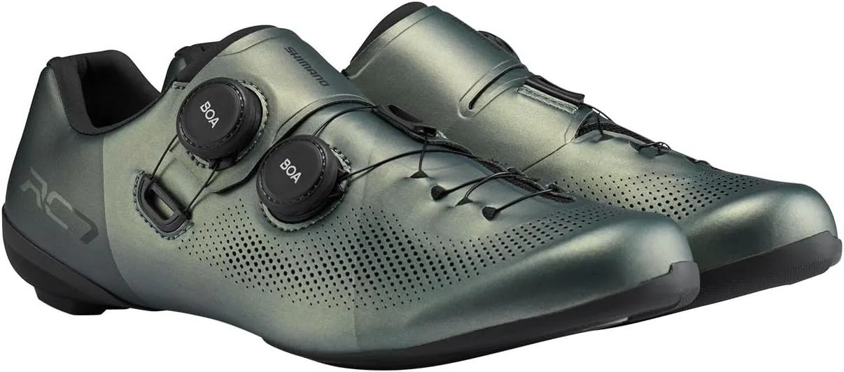 Велосипедные туфли для мужчин SHIMANO SH-RC703, зеленый — фото 3