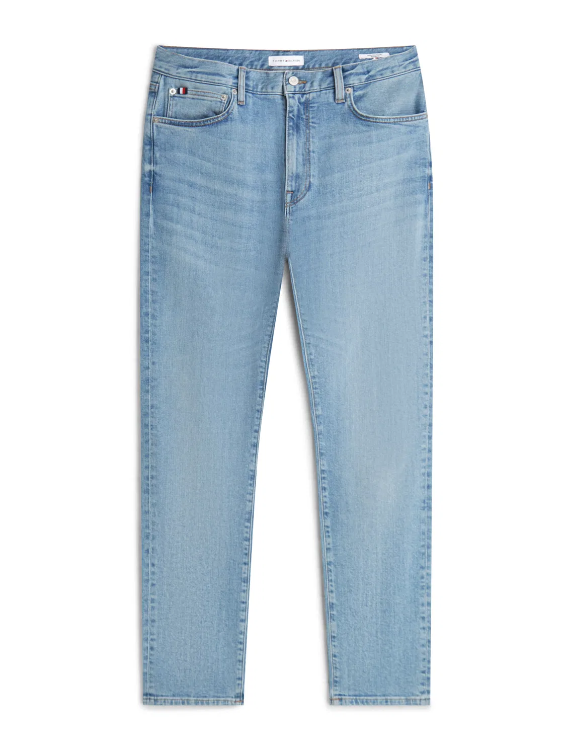 Джинсы Tommy Hilfiger Slim fit Denton Slim Straight светло-голубого цвета